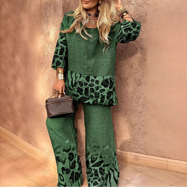 Completo Leopard Chic✨