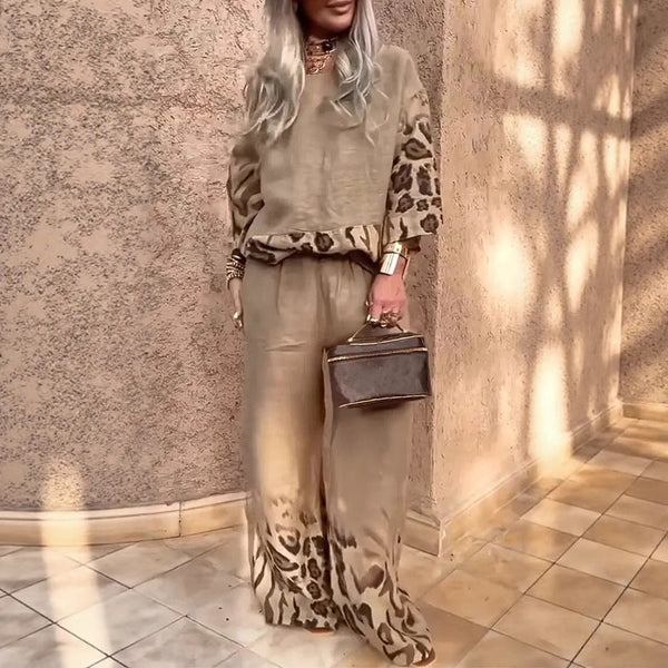 Completo Leopard Chic✨
